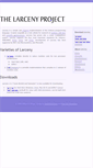 Mobile Screenshot of larcenists.org